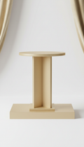 Pale Gold Lacquered Side Table