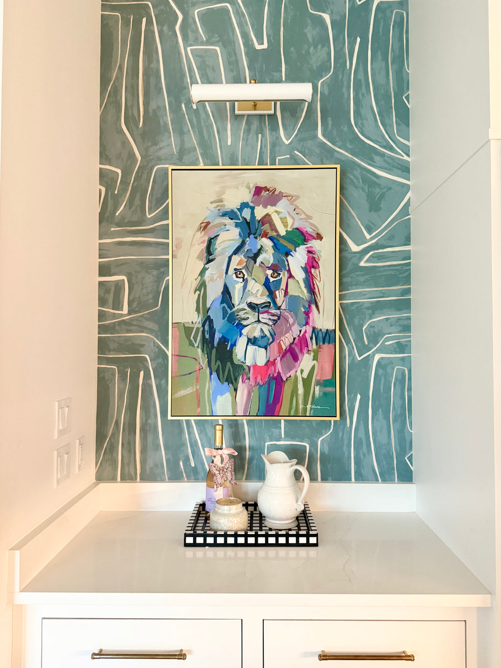 "The Noble Lion" on canvas