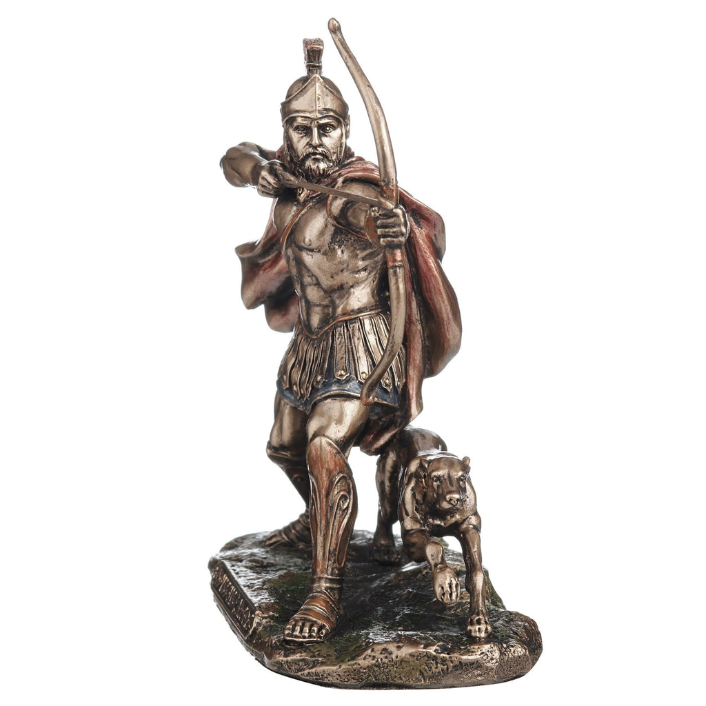 Odysseus Drawing His Bow with Argos Figurine
