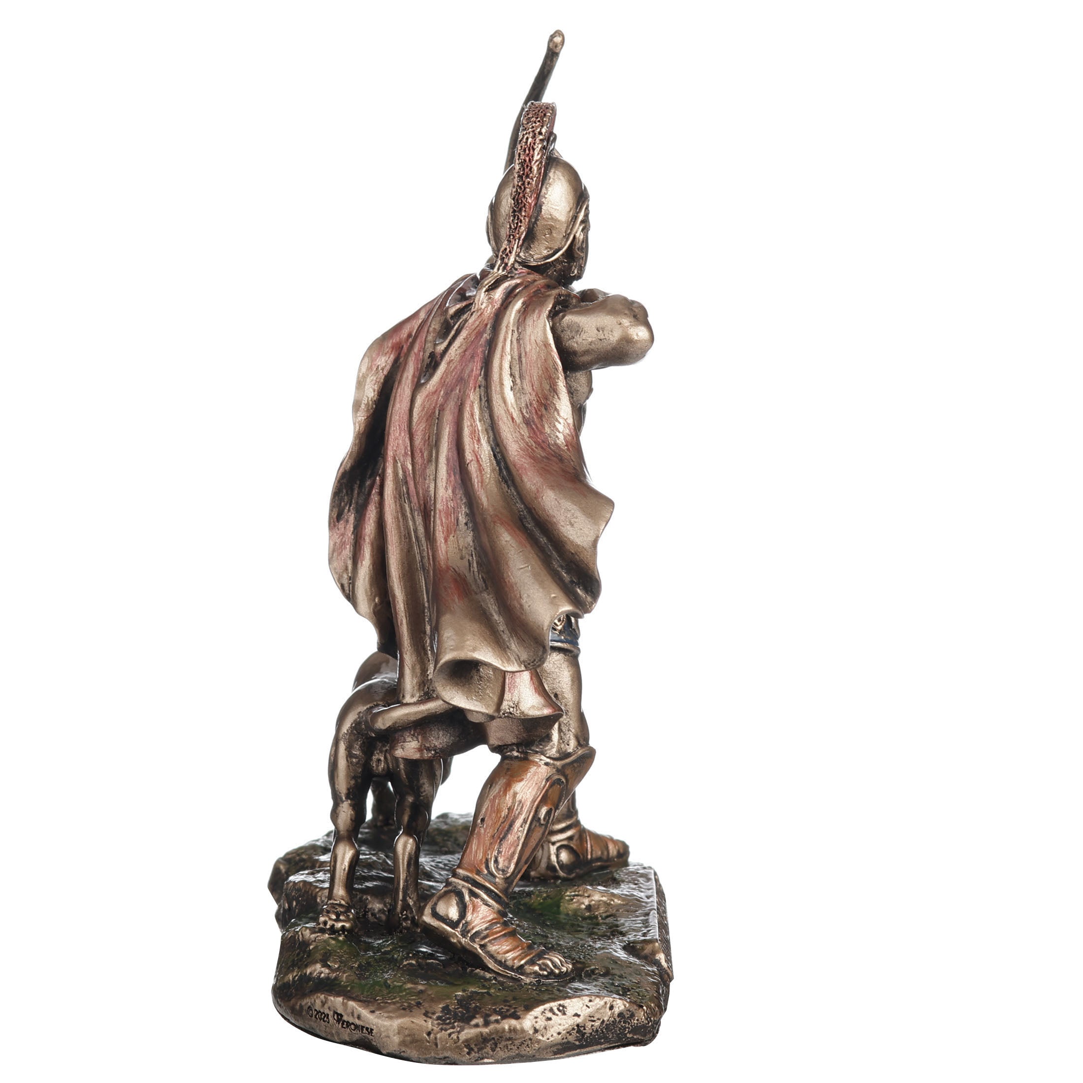 Odysseus Drawing His Bow with Argos Figurine