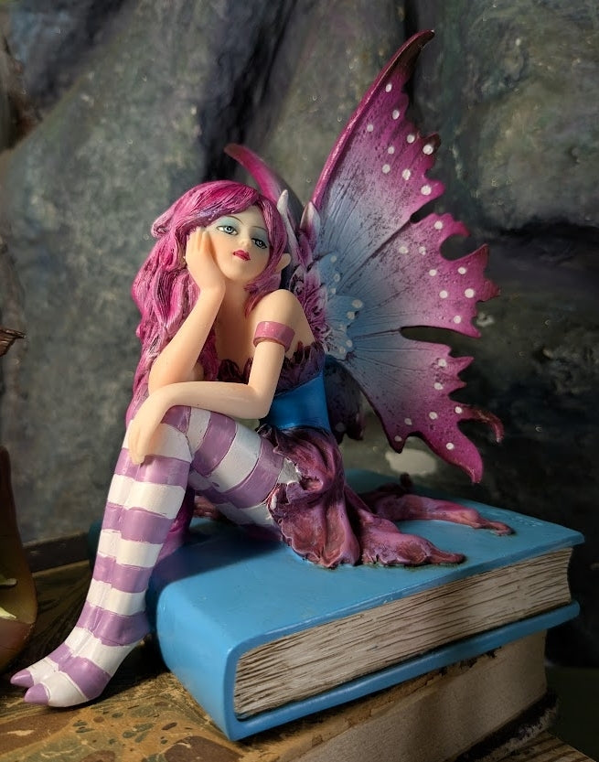 Book Fairy Figurine